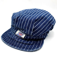 JOE McCOY ジョーマッコイ 8HOUR UNION ウォバッシュストライプ ワークキャップ ネイビー Size 7 1/2 福生店