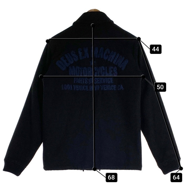 DEUS EX MACHINA デウス エクス マキナ VENICE WOOL COACH JACKET ウール コーチ ジャケット ブラック DMW66802 Size XS 福生店