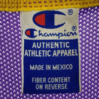 Champion チャンピオン ロサンゼルス・レイカーズ コービー・ブライアント ゲームシャツ パープル size40 瑞穂店