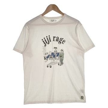 WAIPER ワイパー free rage フリーレイジ S/S jijirage T-Shirt プリントTシャツ ホワイト Size L 福生店