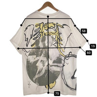 CACTUS JACK カクタスジャック KAWS FRAGMENT S/S TEE カウズ フラグメント ショートスリーブ プリントTシャツ ホワイト Size L 福生店