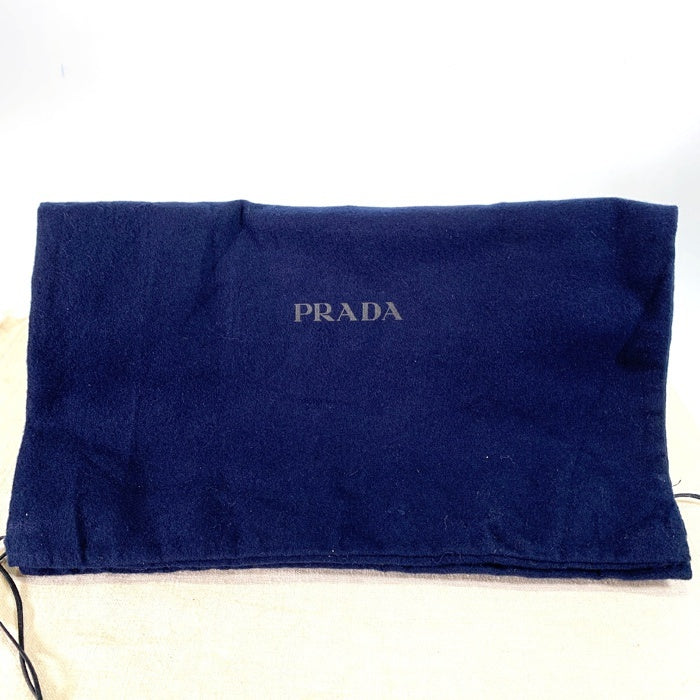 PRADA プラダ Vitello Rodeo レザー ショートエンジニアブーツ ブラック 2UA002 Size 65 (25.5cm) 福生店