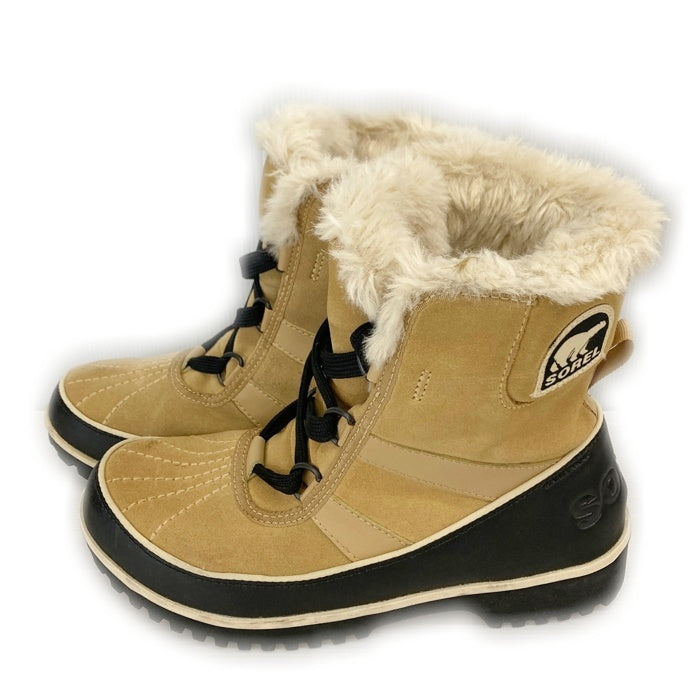 SOREL ソレル TIVOLI 2 ウィンターブーツ キャメル ブラック NL 089-373 Size 23.5cm 瑞穂店