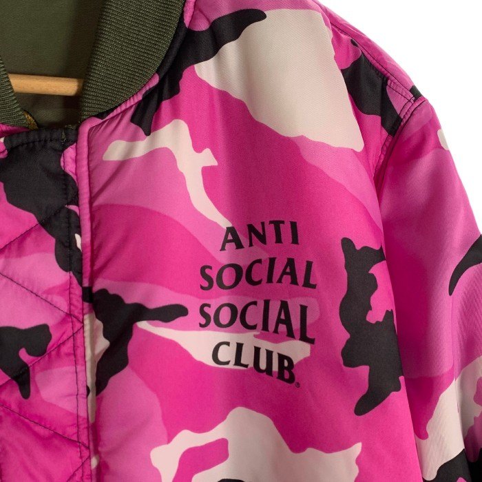 ANTI SOCIAL SOCIAL CLUB アンチソーシャルソーシャルクラブ 21AW ALPHA アルファ MA-1 フライトジャケット リバーシブル セージグリーン Size L 福生店