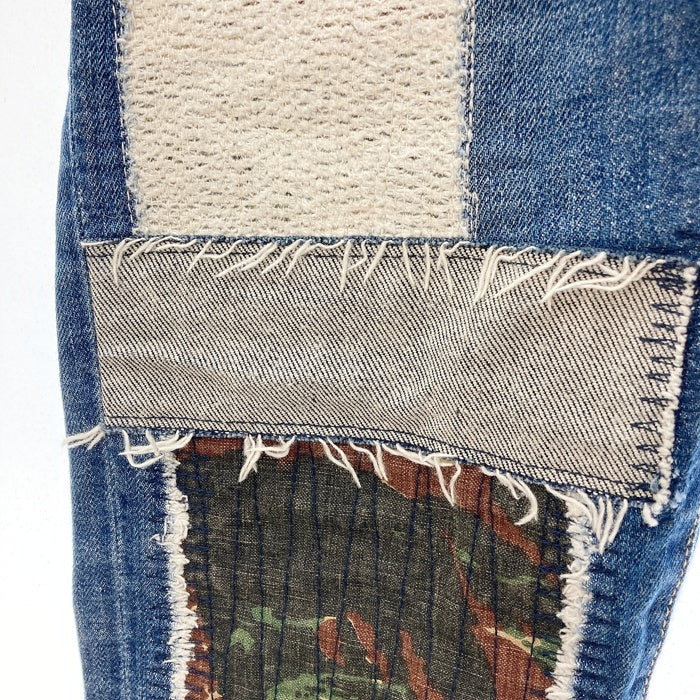 eye JUNYA WATANABE COMME des GARCONS MAN ジュンヤワタナベ コムデギャルソンマン Levi's リーバイス WC-P909 AD2018 510 パッチワーク デニムパンツ ジーンズ インディゴ SizeS 瑞穂店