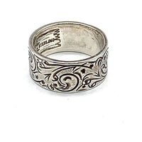 THE FLAT HEAD フラットヘッド シルバースクロールリング L 唐草 シルバースミス FN-JR-012 Size 21号 福生店
