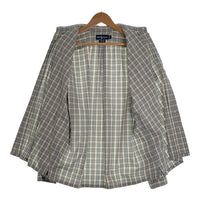 Ralph Lauren ラルフローレン GREGGOR 長袖 コットン チェック ボタンダウンシャツ ライトブルー ナチュラル Size L 福生店