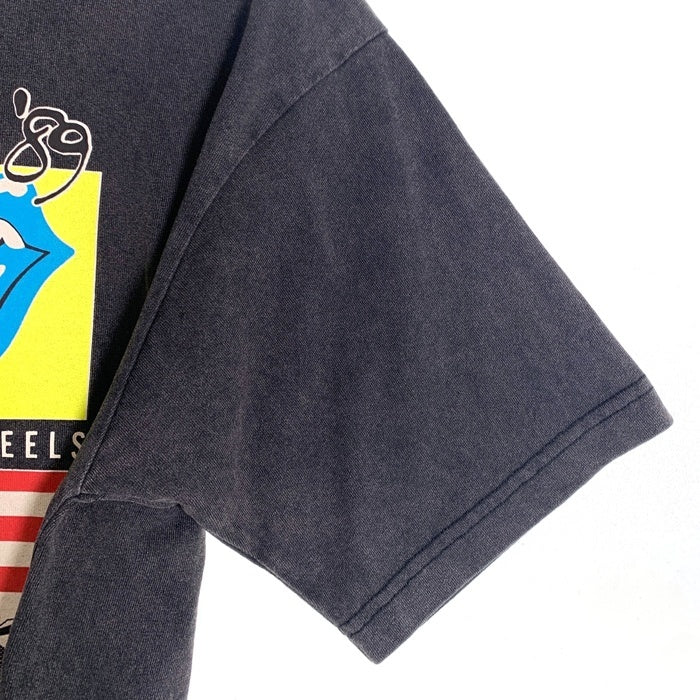 GDC ジーディーシー The Rolling Stones ザ ローリングストーンズ 89 Tour Tee 半袖 Tシャツ チャコール Size M 福生店