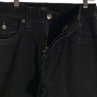 True Religion トゥルーレリジョン Ricky Flap SN32 Black ブラックデニムストレートパンツ Size 32 福生店