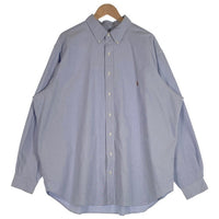 POLO RALPH LAUREN ポロ ラルフローレン オックスフォード 長袖 ボタンダウン シャツ グレー Size 2XB 福生店