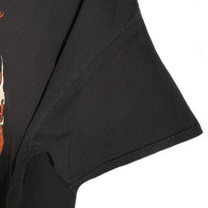 00's THREE MILE PILOT スリーマイルパイロット 僧侶プリントTシャツ ブラック Hanes2枚タグ Size 2XL 福生店