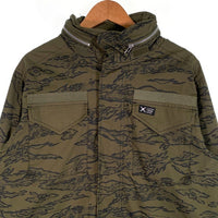 TD APPAREL Tactical Distributors コットン フィールドジャケット 総柄 グリーン Size L 福生店