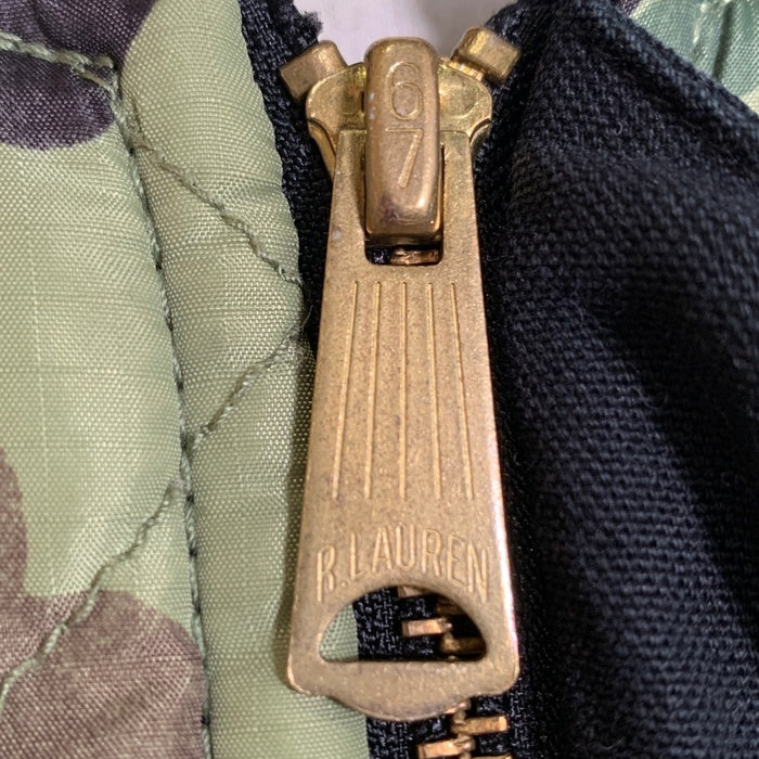 DENIM&SUPPLY RALPH LAUREN デニム&サプライ ラルフローレン キルティングジャケット リブ カモフラージュ ブラック Size XL 福生店