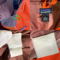 00's Patagonia パタゴニア F'02 Puffball Sweater パフボールセーター ジップアップ ジャケット オレンジ 83970 Size L 福生店