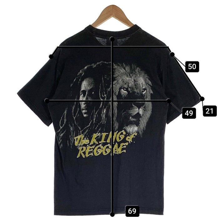 BOB MARLEY ボブマーリー プリントTシャツ ブラック TURBOGADGET ユーロブート Size L 福生店