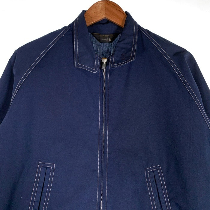 70's~ JC Penney ジェイシーペニー ドリズラージャケット スウィングトップ ネイビー アルミTALON Size M 福生店