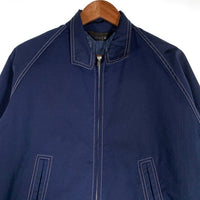 70's~ JC Penney ジェイシーペニー ドリズラージャケット スウィングトップ ネイビー アルミTALON Size M 福生店