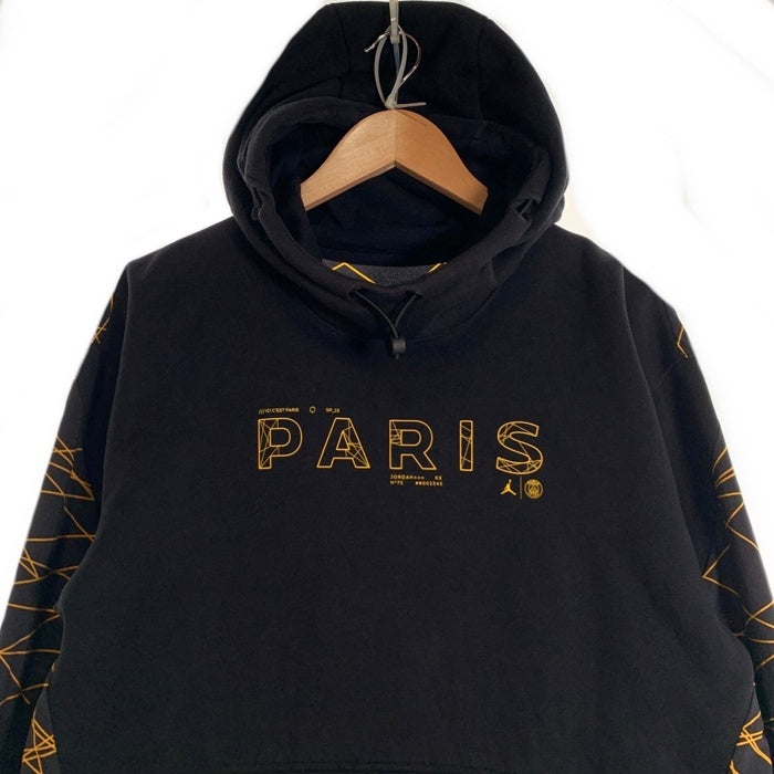 JORDAN BRAND ジョーダンブランド AS M J PSG STMT FLC BLACK プルオーバーパーカー フーディー ブラック イエロー DV0614-010 Size L 福生店