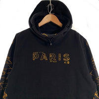 JORDAN BRAND ジョーダンブランド AS M J PSG STMT FLC BLACK プルオーバーパーカー フーディー ブラック イエロー DV0614-010 Size L 福生店