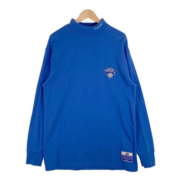 WIND AND SEA ウィンダンシー NBA New York Knicks ニューヨークニックス タートルネック ロングスリーブTシャツ ブルー Size L 福生店