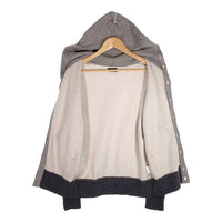 Dapper's ダッパーズ 裏起毛 ボタンフロント パーカー フーディー グレー Size 38 福生店