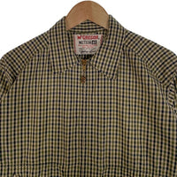 McGREGOR マクレガー METEOR61 ギンガムチェック ドリズラージャケット TALONジップ USA製 Size S-M 相当 福生店