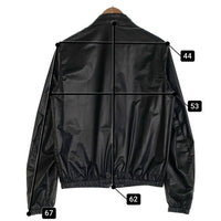 PRADA SPORT プラダスポーツ バンドカラー ジップアップ ナイロンジャケット ポリウレタンコーティング ブラック SGH223 Size 48 福生店