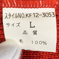 KELENFORD ケレンフォード ウールニットセーター レッド Size L 福生店