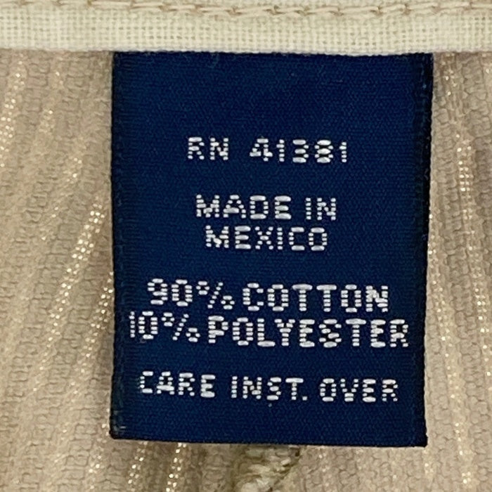 Polo Ralph Lauren ポロラルフローレン メキシコ製 POLO CORDS ツータック コーデュロイパンツ ベージュ size35 瑞穂店