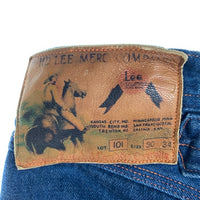 Lee リー REAL VINTAGE COWBOY カウボーイ 1930年モデル ボタンフライ シンチバック ドーナツボタン 赤耳 セルビッチ デニムパンツ インディゴ 14101 Size 30 福生店