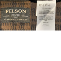 FILSON フィルソン BEARTOOTH JAC SHIRT ベアトゥース シャツジャケット コットン ダークチョコレート 20067693 並行品 Size S-M 相当 福生店