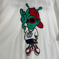 JP THE WAVY ジェーピーザウェイビー LIFE IS WAVY VIRTUAL SPACE TOURS 2020.7.18 半袖 Tシャツ ホワイト Size 福生店