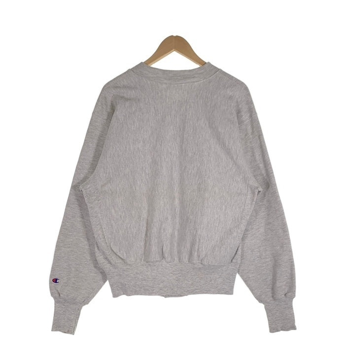 00's Champion チャンピオン リバースウィーブ スナップカーディガン アッシュグレー C5-9601 メキシコ製 Size M 福生店