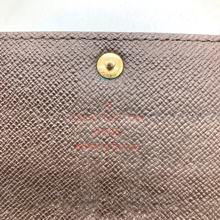 LOUISVUITTON ルイヴィトン ダミエ  ポルトフォイユサラ 長財布 N61734 ブラウン　※ホック緩め 瑞穂店