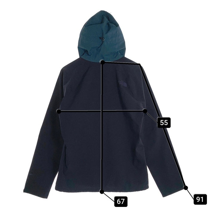 THE NORTH FACE ノースフェイス Allproof Stretch Jacket オールプルーフ ストレッチジャケット ポリエステル DryVent ネイビー ブルー NF0A3SNW Size M 福生店