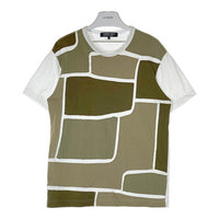 COMME des GARCONS HOMME DEUX コムデギャルソンオムドゥ DC-T015 AD2018 パッチワーク Tシャツ ホワイト sizeM 瑞穂店