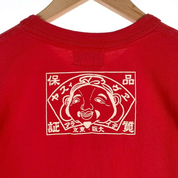 EVISU エヴィス カモメプリント Tシャツ レッド Size 40 福生店