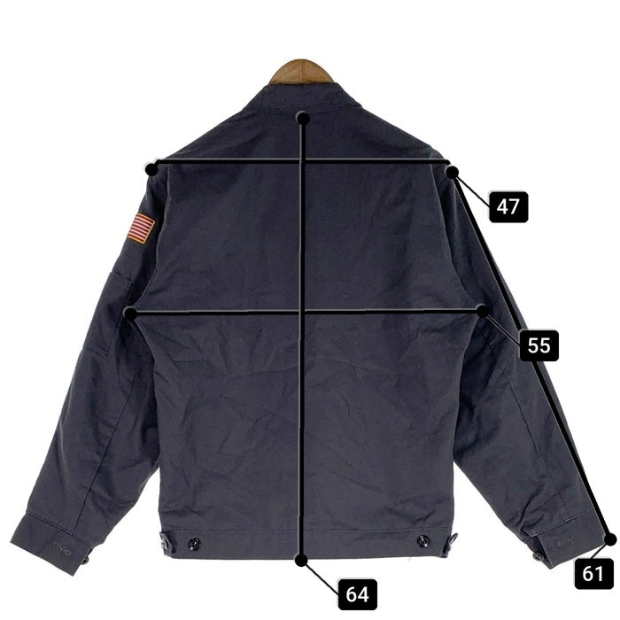 RED KAP レッドキャップ ジップアップ ワークジャケット チノツイル チャコールグレー Size S-R 福生店