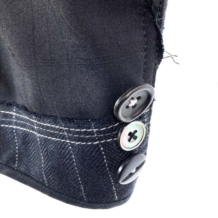 JUNYA WATANABE COMME des GARCONS MAN ジュンヤワタナベ コムデギャルソンマン WG-J022 AD2020 3つボタン パッチワーク ジャケット ブラック sizeS 瑞穂店