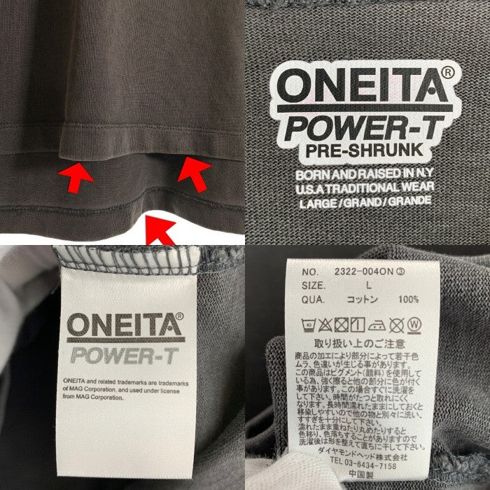 ONEITA POWER-T パワーティー スーパーヘビーウェイト Tシャツ ONEITA オニータ 022ON POWER-T パワーティー スーパー
