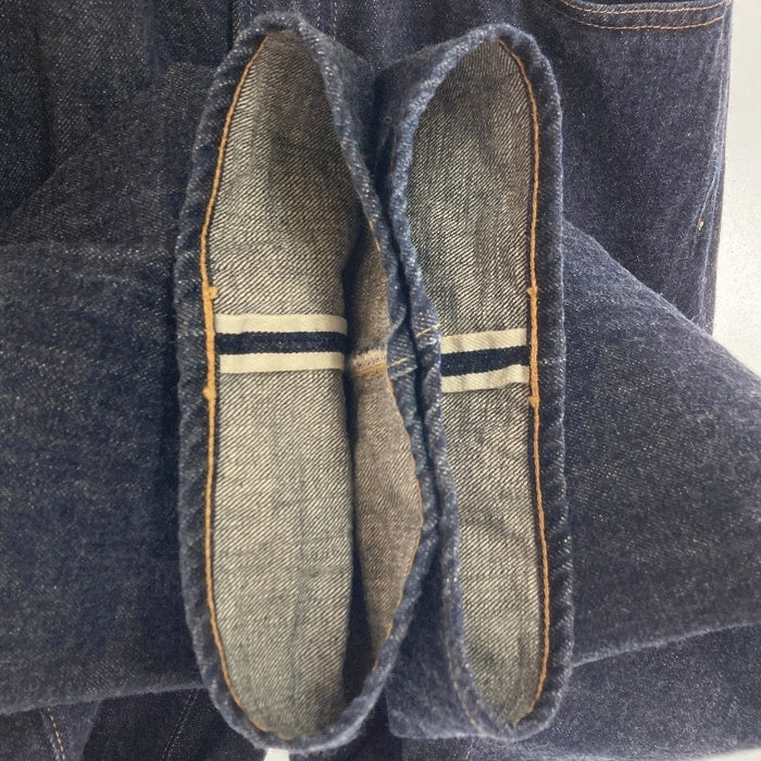 TCB JEANS ティーシービージーンズ 20's シンチバック テーパードデニムパンツ インディゴ サスペンダーボタン Size32 瑞穂店