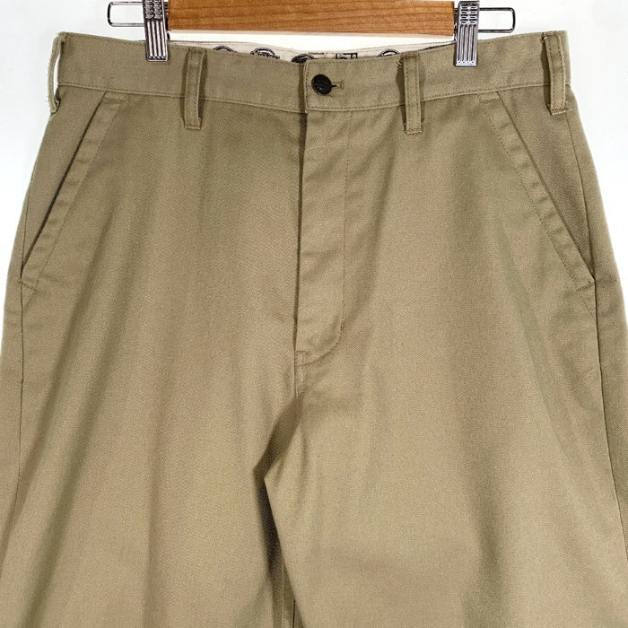 Dickies ディッキーズ ナノユニバース別注 バックルバック チノワイドワークパンツ ベージュ 231M40NU01 Size M 福生店