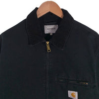 Carhartt WIP カーハートワークインプログレス DETROIT JACKET デトロイトジャケット ダック地 裏地なし ブラック I034819.00E Size XL 福生店