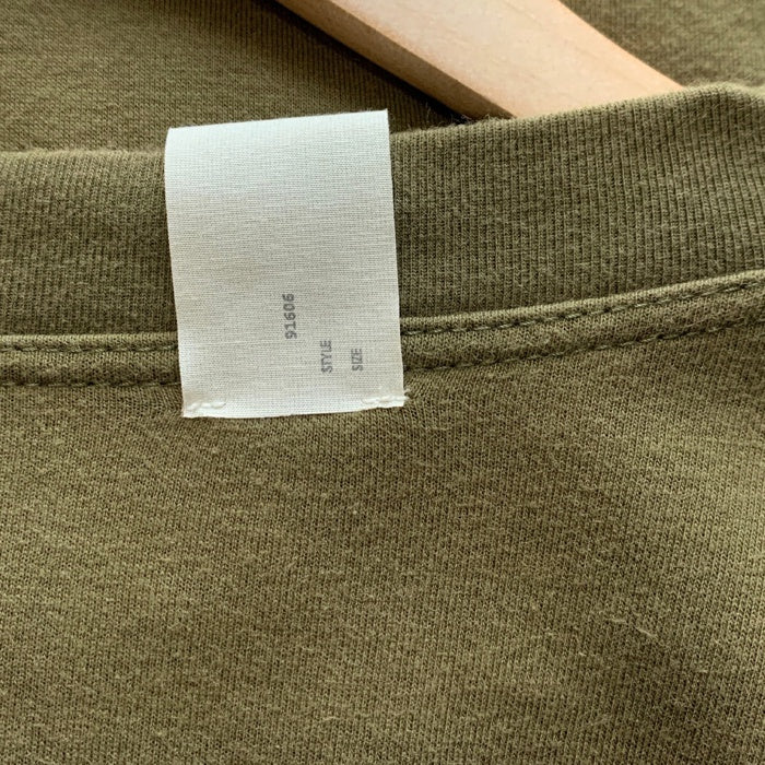 N.HOOLYWOOD エヌハリウッド コットン ナイロン ロングスリーブTシャツ オリーブ 192-CS13-032 Size 42 福生店