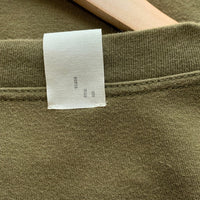 N.HOOLYWOOD エヌハリウッド コットン ナイロン ロングスリーブTシャツ オリーブ 192-CS13-032 Size 42 福生店