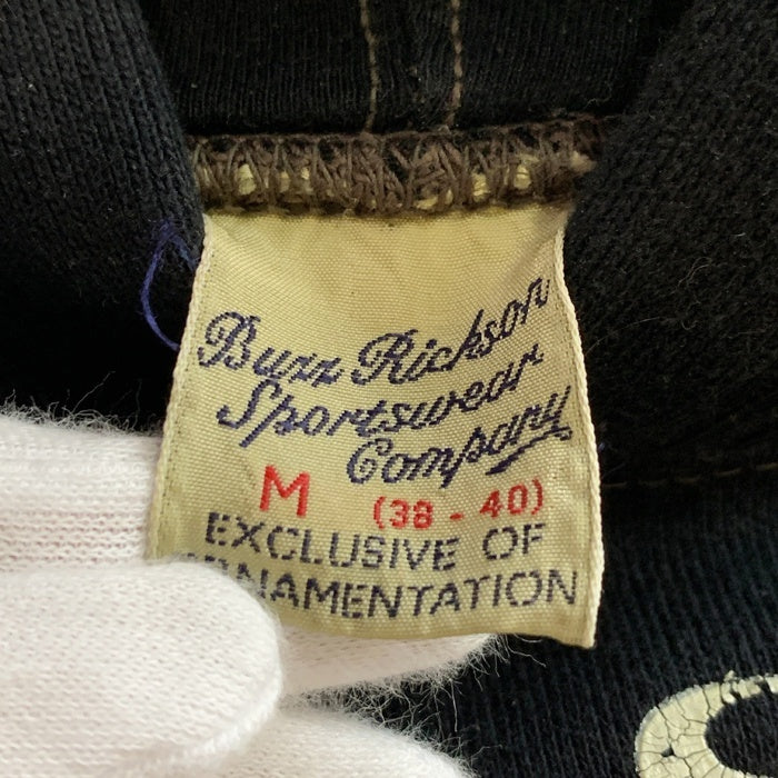 BUZZ RICKSONS バズリクソンズ UNITED STATES プルオーバースウェットパーカー ブラック Size M 福生店