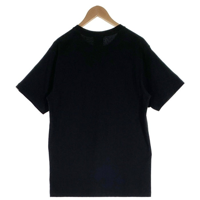 A BATHING APE アベイシングエイプ Woolrich ウールリッチ プリントTシャツ ブラック 001TEH731909C Size L 福生店