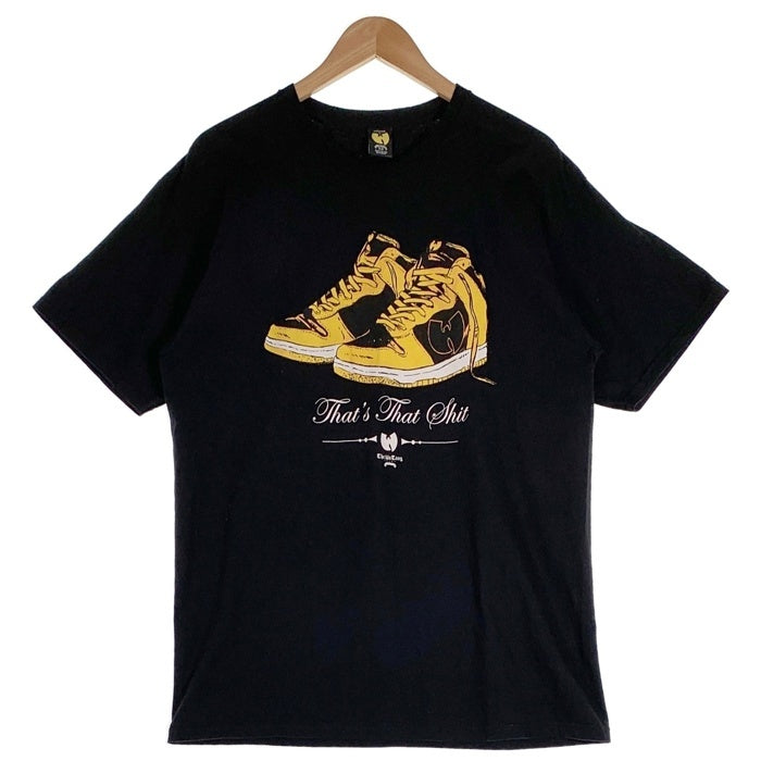 Wu-tang LTD ウータン リミテッド Wu-Kicks Tee ウータンクラン 半袖 Tシャツ ブラック イエロー USA製 Size L 福生店