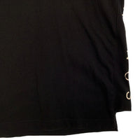 CRONOS クロノス フロント サイドプリント Tシャツ ブラック CR-TS-0087 Size L 福生店