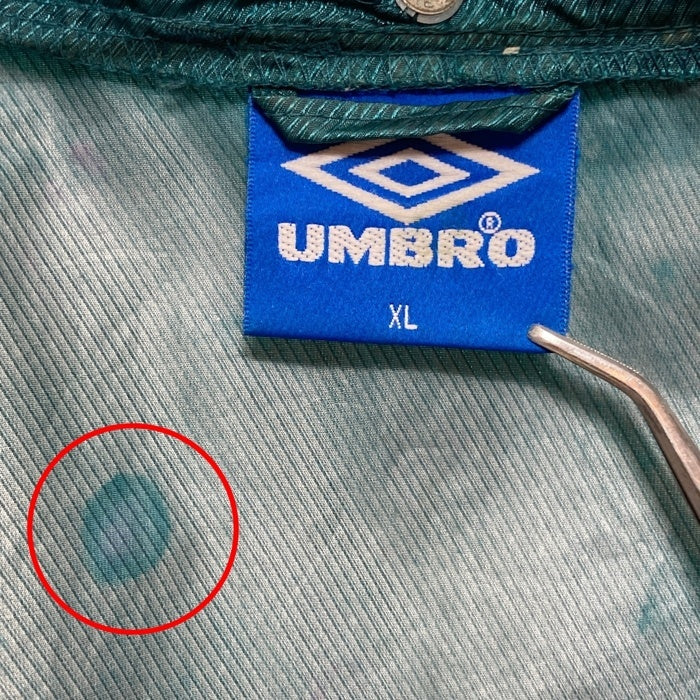 UMBRO アンブロ 90's PRO TRAINING ナイロンジャケット グリーン sizeXL 瑞穂店